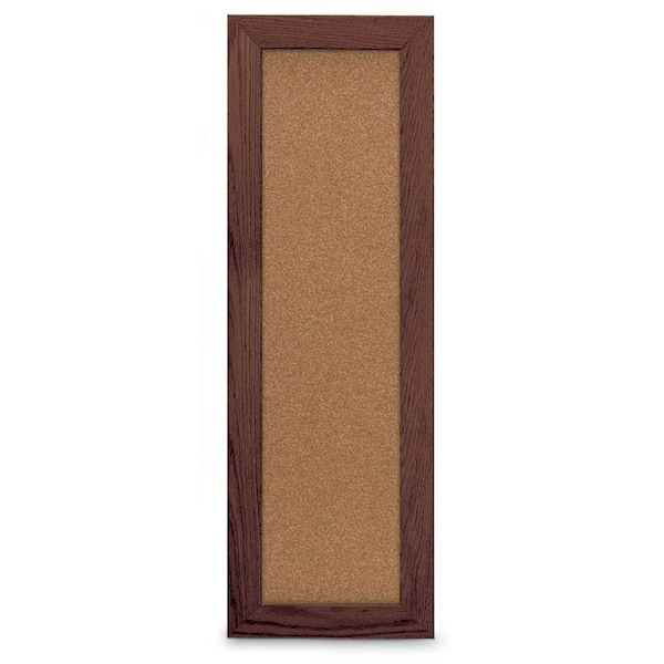 Sliding Door Indoor Enclosed Corkboard, 7